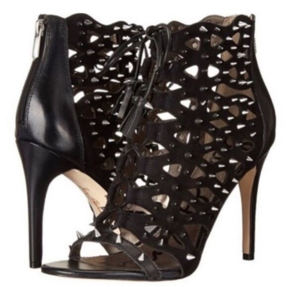 Sam Edelman Shoes - Sam Edelman Allison Spike Hollow Black Heels 6